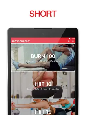 HIIT Workouts | Sweat & lose w android App screenshot 2