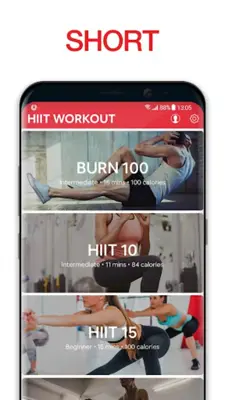 HIIT Workouts | Sweat & lose w android App screenshot 6